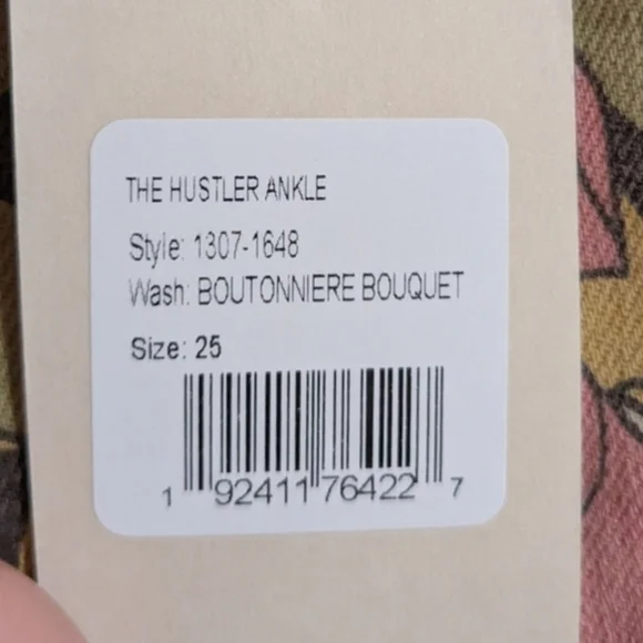 MOTHER The Hustler Ankle Jean In Boutonniere Bouquet - Picture 6 of 9